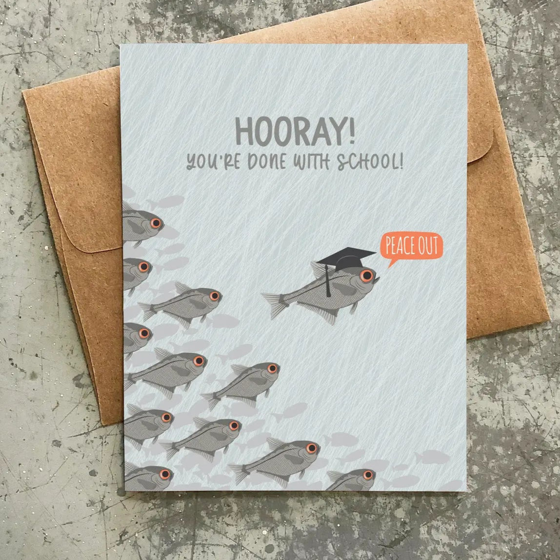 Grad Card | Hooray! You're Done With School