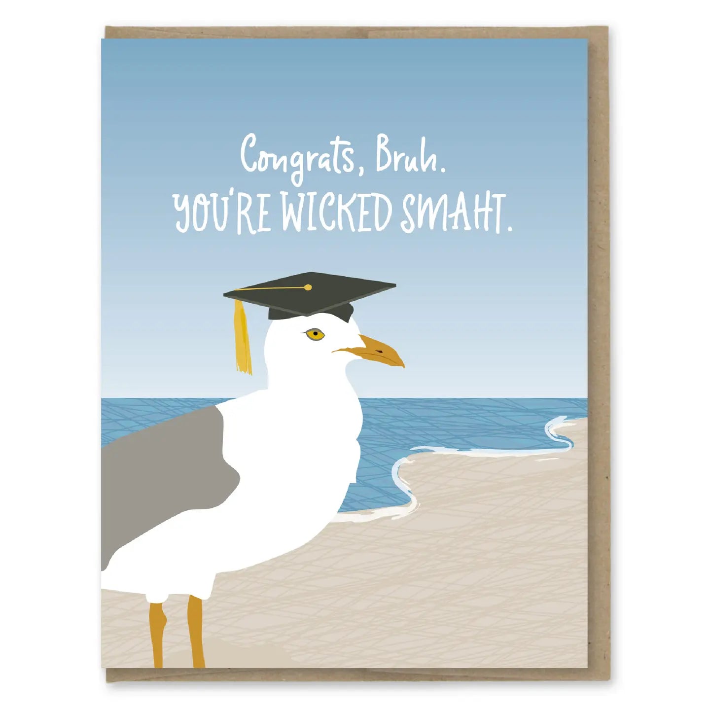 Grad Card | Congrats Bruh You're Wicked Smart