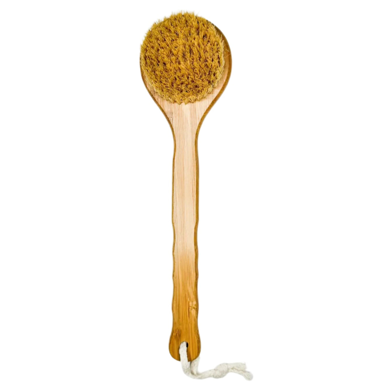 Long Handle Bamboo Dry Body Brush | Natural Sisal Bristles
