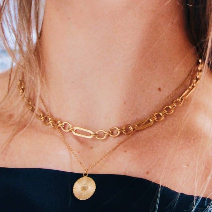 Chunky Chain Choker | Waterproof