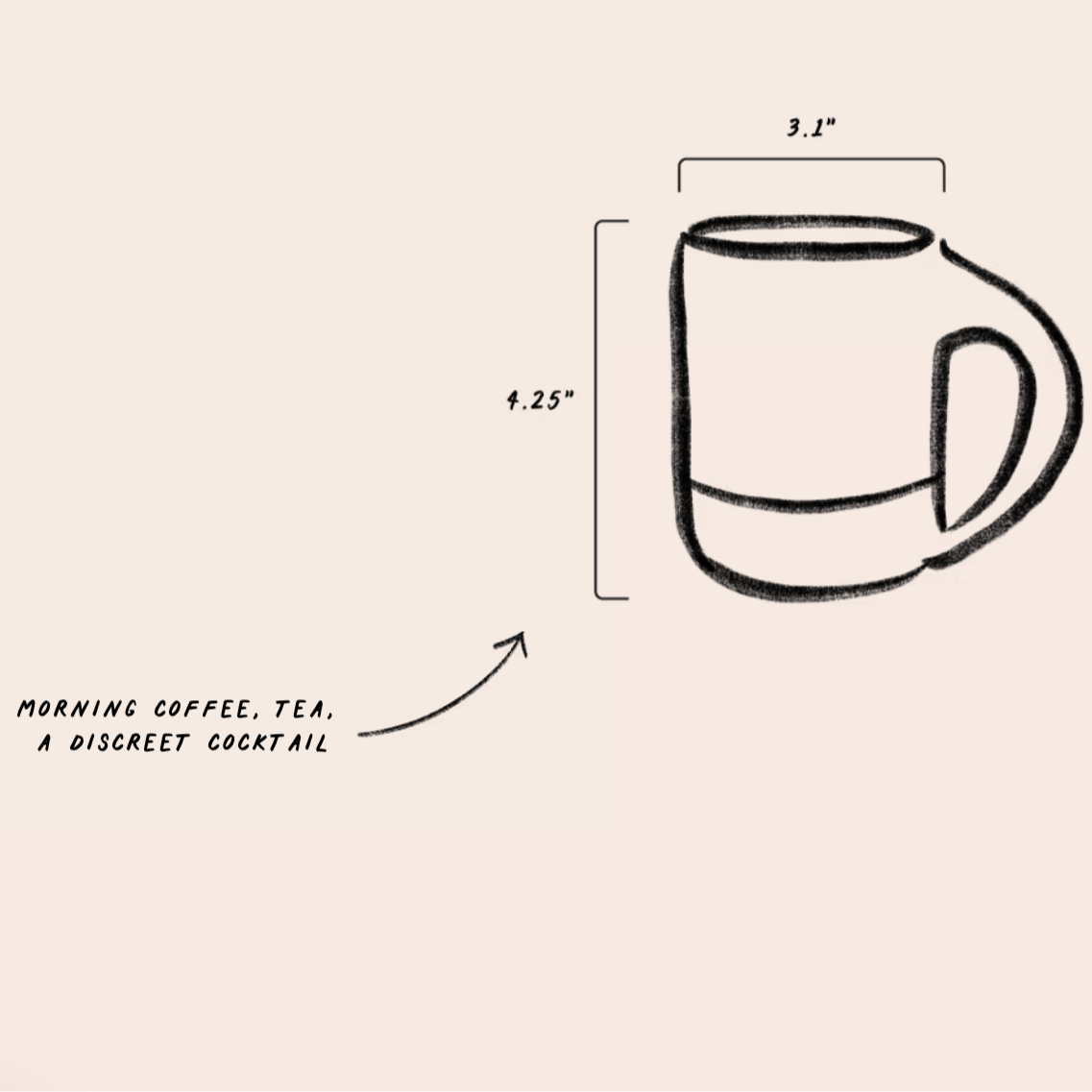 Eastfork The Mug | Eggshell