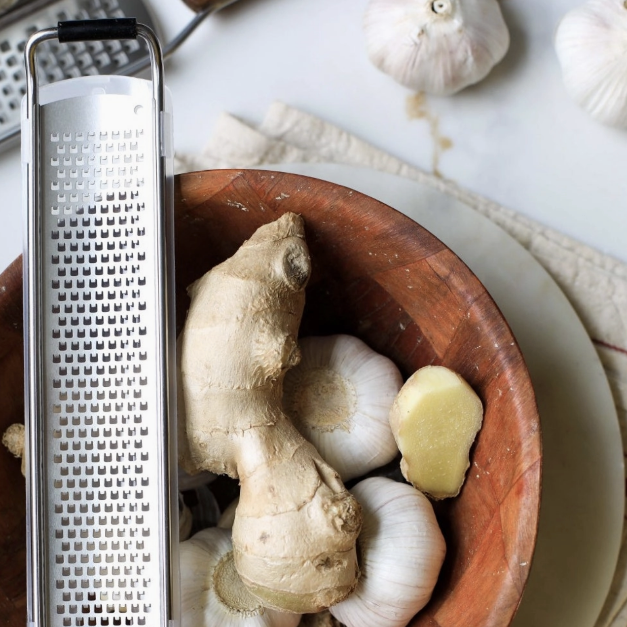 Long Handle Zester Grater | Wood