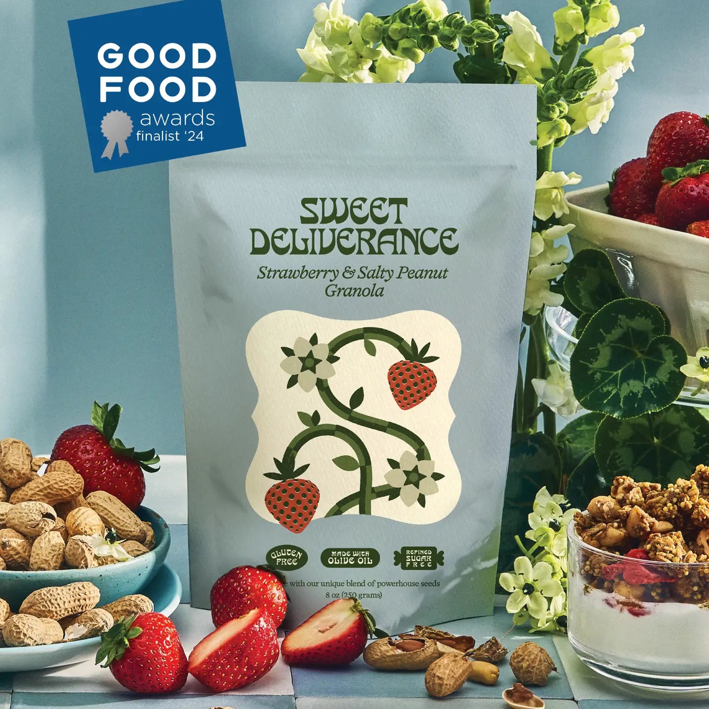 Blueberrry Sunflower Butter Granola