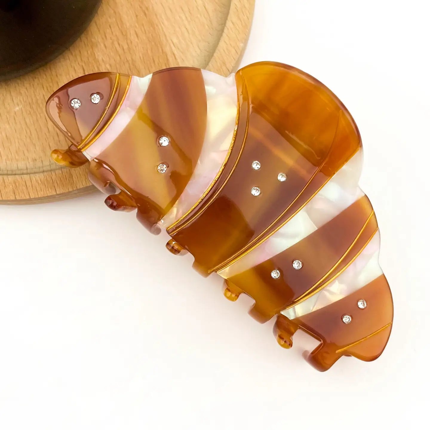 Croissant Hair Claw Clip