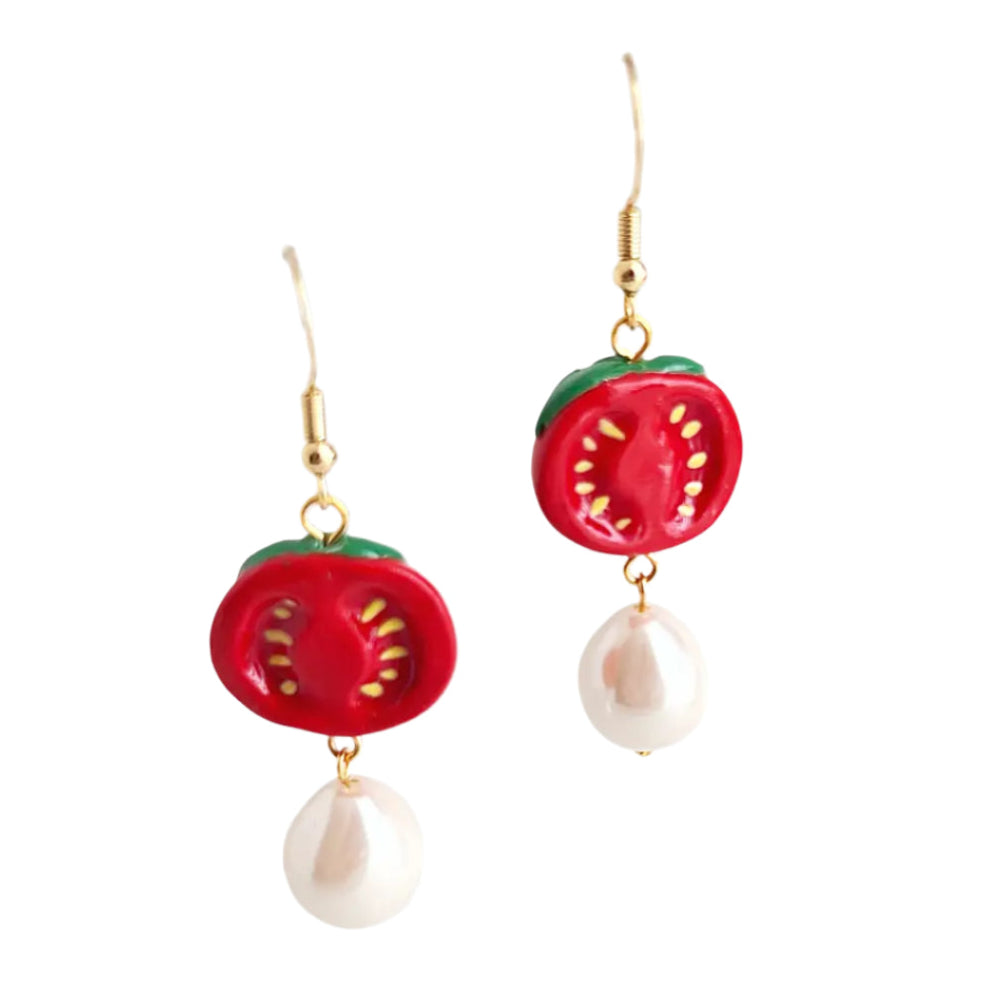 Fancy Cherry Tomato Earrings