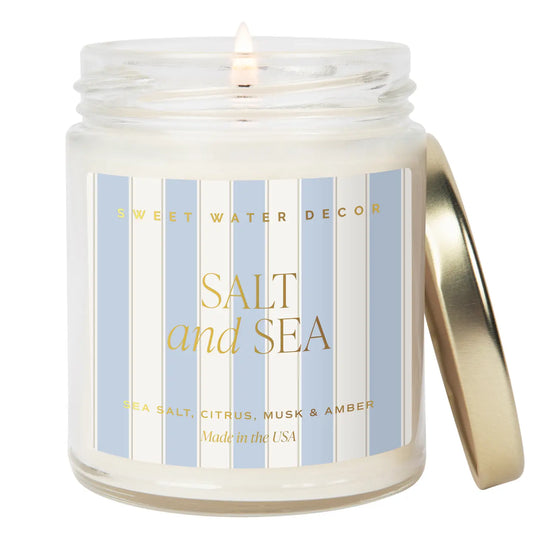 Salt & Sea Candle | burn time 40hrs