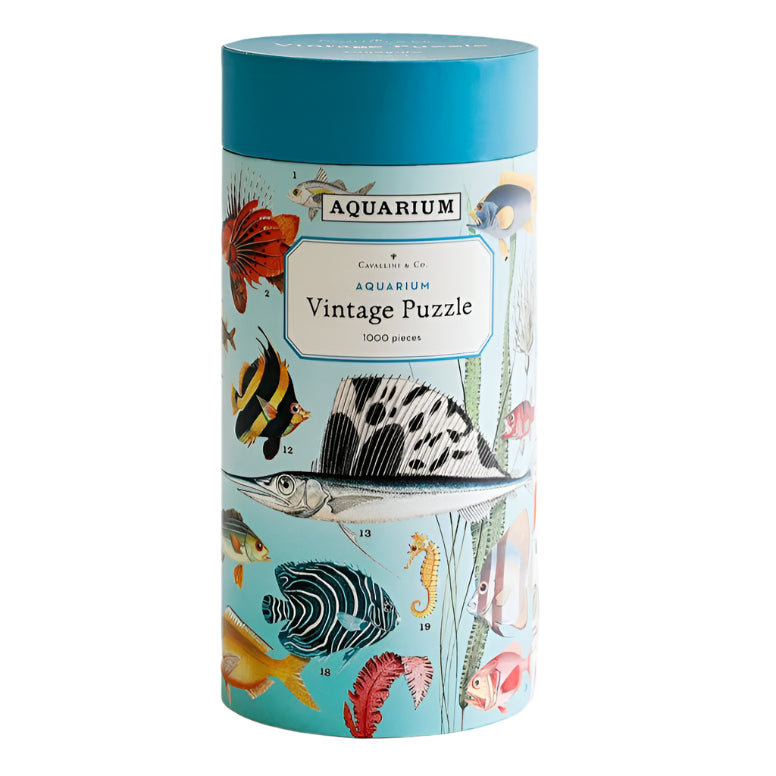 Cavallini Vintage Puzzle | Aquarium