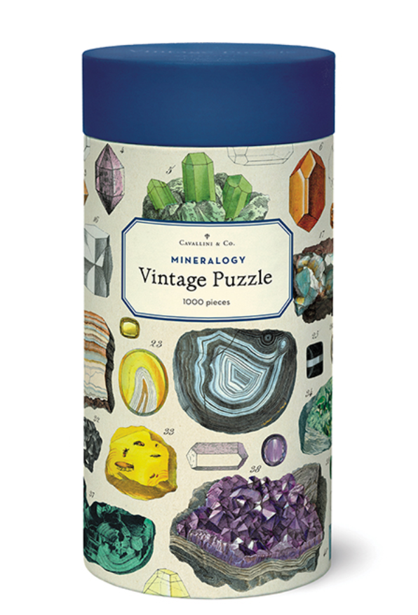 Cavallini Vintage Puzzle - Mineralogie Puzzle