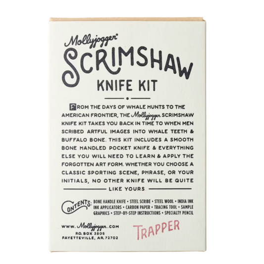Scrimshaw Knife Kit
