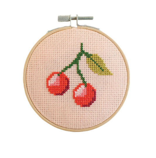 Cherry Cross Stitch Kit